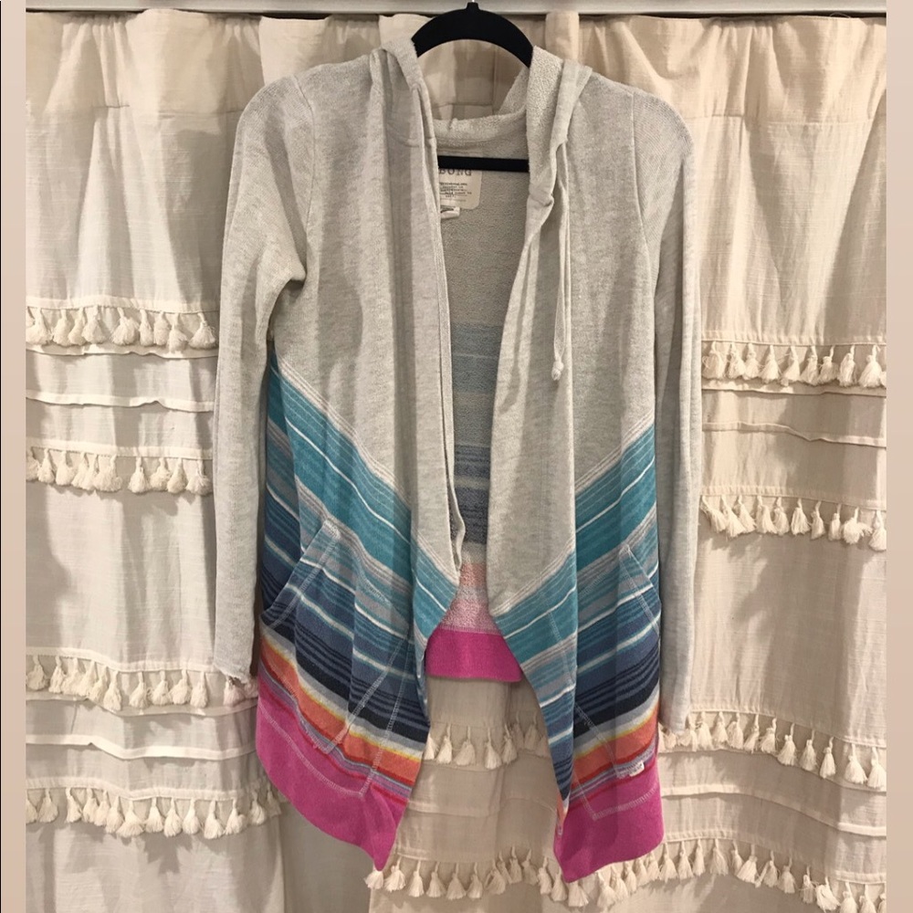 Cardigan sweatshirt